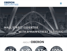 Tablet Screenshot of oberonsecurities.com